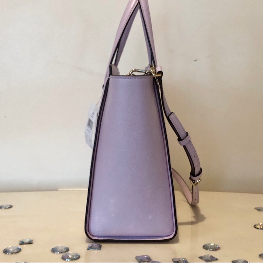Kate♠️Spade GERALDINE Satchel Peony Blush Purple - Picture 2 of 5